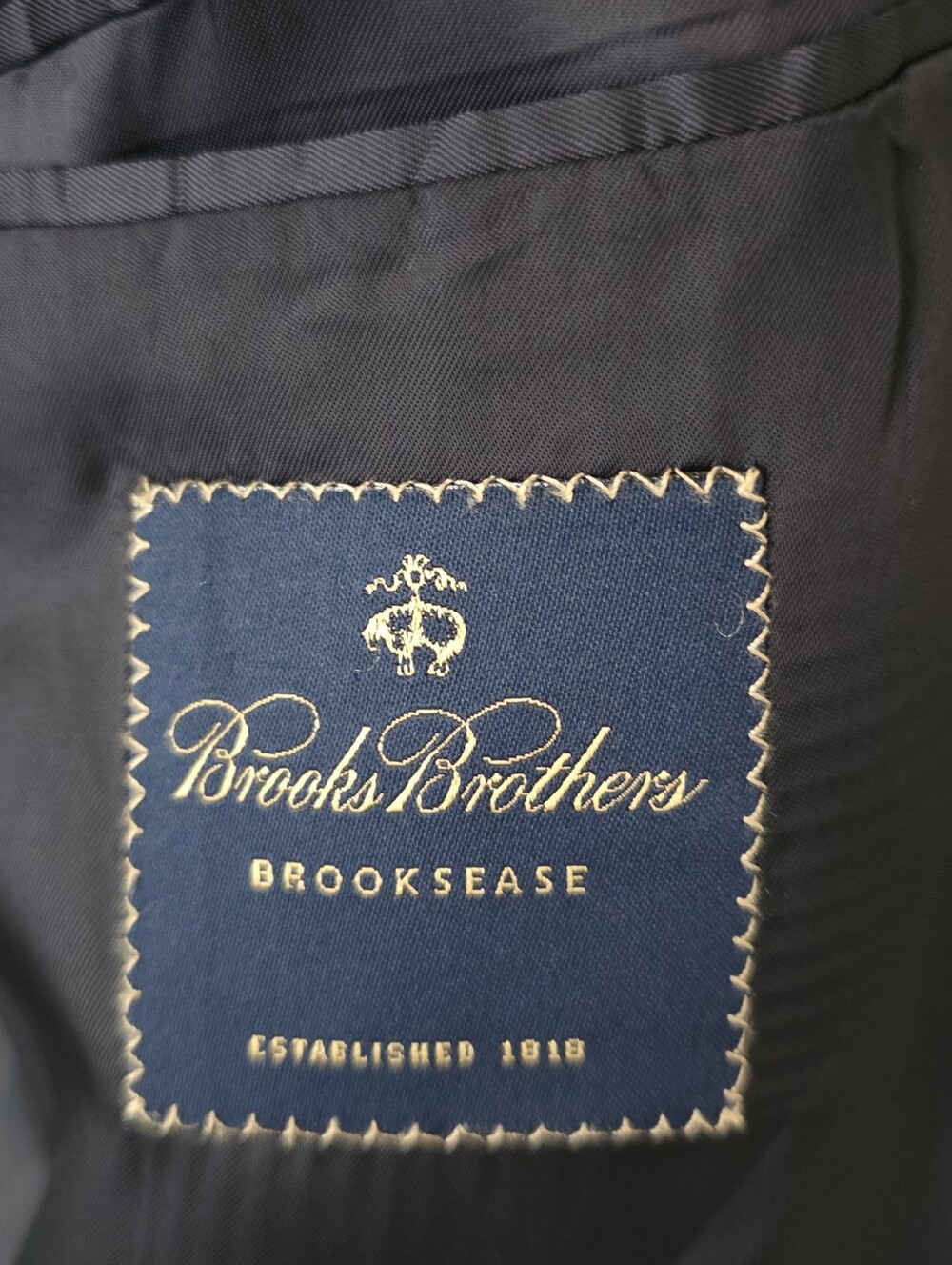 Brooks Brothers Loro Piana 56R Old Money Academia Formal Gold Button Wool Blazer - Picture 14 of 15